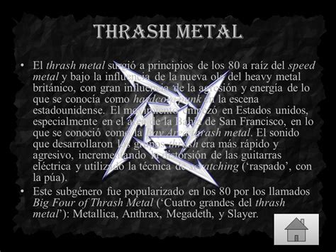 Tipos de Metal  Musica    ppt descargar