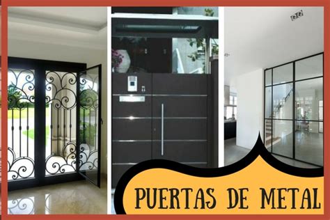 Tipos de Puertas de Metal o Aluminio | Con Estilo Vintage