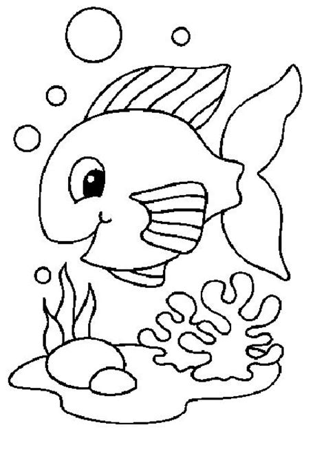 Titulo: Dibujo de peces para colorear