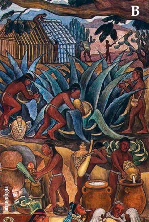 Tlachiqueros Por: Diego Rivera | pulque de las verdes ...