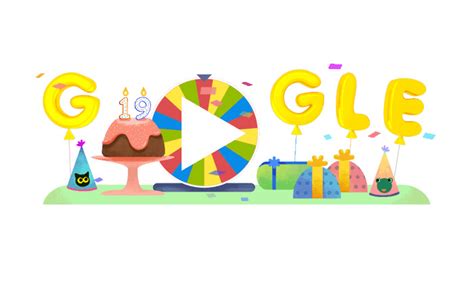 Today’s Google Doodle Is A Surprise Birthday Spinner