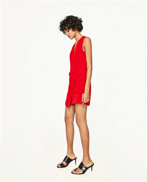 Todo al rojo | Zara: monos cortos, tendencia del verano ...