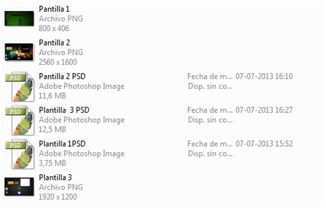 TODO PARA TU PC: Plantillas Editables PhotoShop