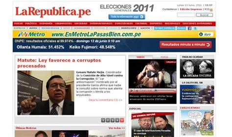 Todos los Periódicos Diarios del Perú con las Noticias de HOY