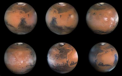 Toman imágenes a Marte al momento de rotación