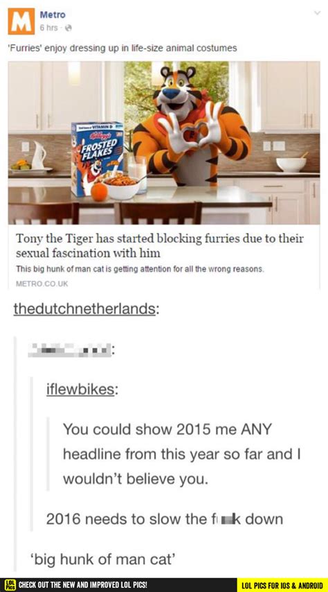 Tony the Tiger don t want no furries funny pics, funny ...