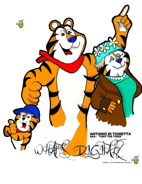Tony the Tiger – Digital Painting | beehanson