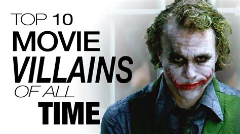 Top 10 Movie Villains of All Time   YouTube