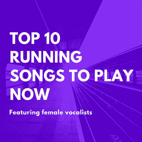 Top 10 running songs with female vocals   Half Marathon Girl