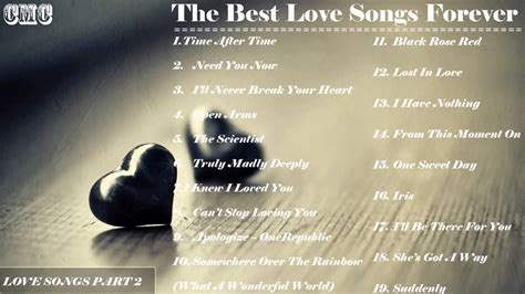 Top 100 Best Love Songs Ever Greatest Love Of All Love ...
