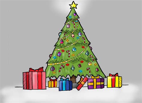 Top #20+ Christmas Tree Drawing