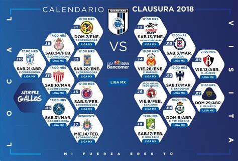 Torneo Clausura 2018 define calendario | RASA INFORMA