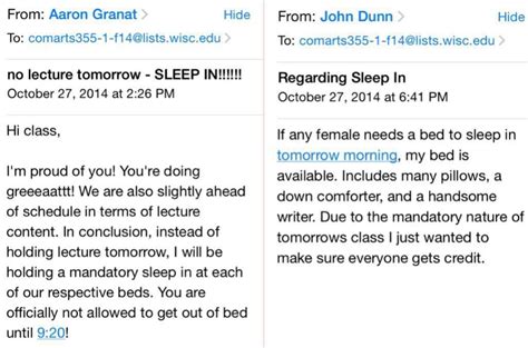 Total Frat Move | Guy Invites Girls To His Bed Over Class ...
