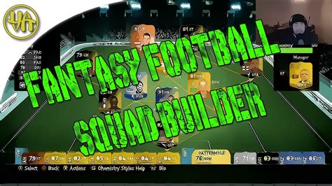 TOTS FANTASY FOOTBALL SQUAD BUILDER FIFA 14   YouTube