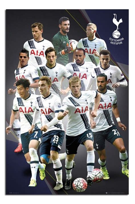 Tottenham Hotspur 2015 / 16 Players Poster | iPosters ...