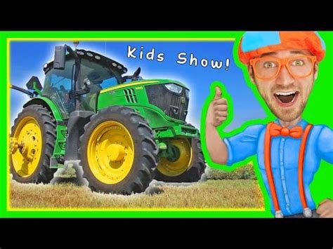 Tractor Song for Children with Blippi | FunnyDog.TV