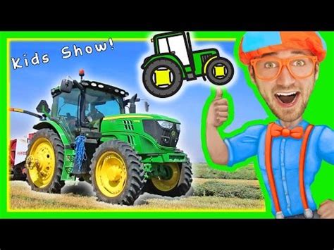 Tractor Song for Children with Blippi | FunnyDog.TV