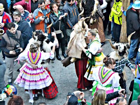 Traditional Carnival Bielsa Huesca Pyrenees. Spain
