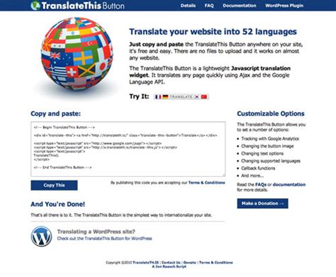 Traduce tu página web a más de 50 idiomas