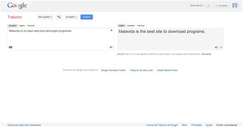 Traductor de Google Online Español Gratis