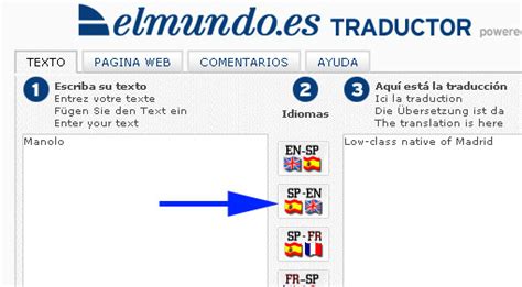 Traductor online del periódico  elmundo Pichicola.net ...