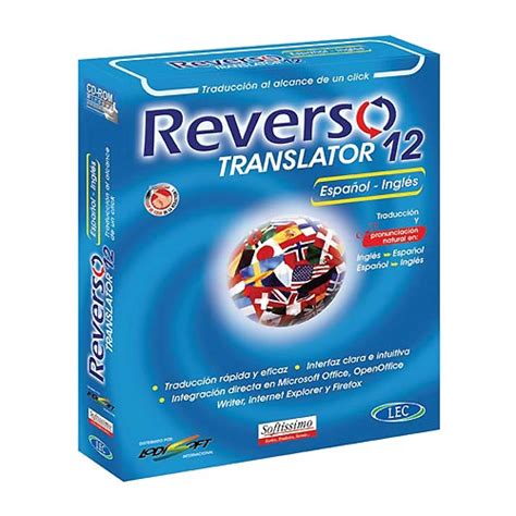 Traductor Reverso 12 Español Ingles/Ingles Español zoom