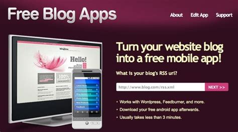 Transforma tu blog en una aplicación Android con Free Blog ...