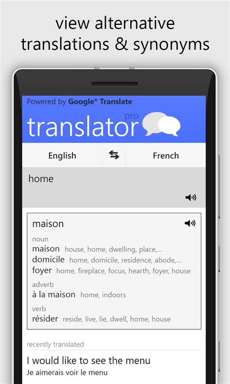 Translator Pro Free | FREE Windows Phone app market