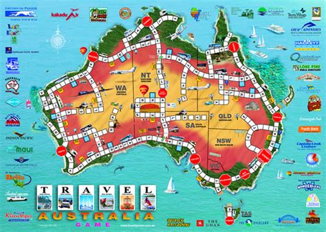 TRAVEL AUSTRALIA BOARD GAME – Games World