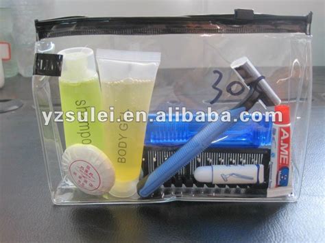 Travel Kits/toothbrush,Folding Comb,Shampoo,Razor Kit In A ...