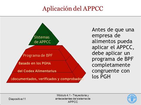 Trayectoria y antecedentes del sistema de APPCC   ppt ...