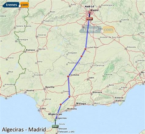 Trenes Algeciras Madrid baratos, billetes desde 56,95 ...