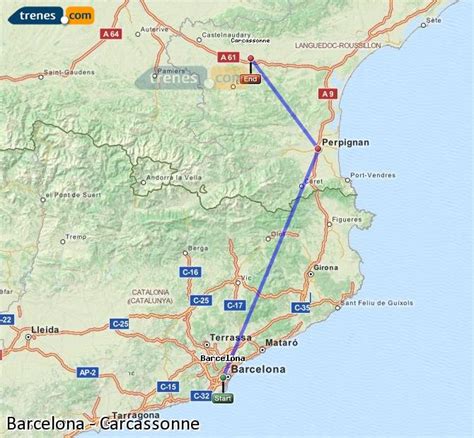 Trenes Barcelona Carcassonne baratos, billetes desde 33,20 ...