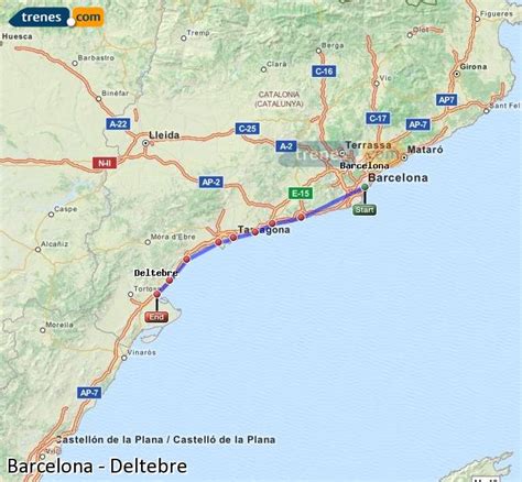 Trenes Barcelona Deltebre baratos, billetes desde 7,20 ...