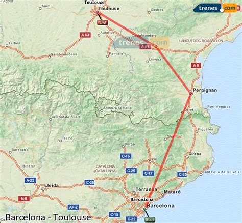 Trenes Barcelona Toulouse baratos, billetes desde 17,40 ...