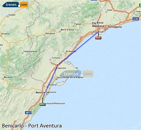 Trenes Benicarló Port Aventura baratos, billetes desde 16 ...