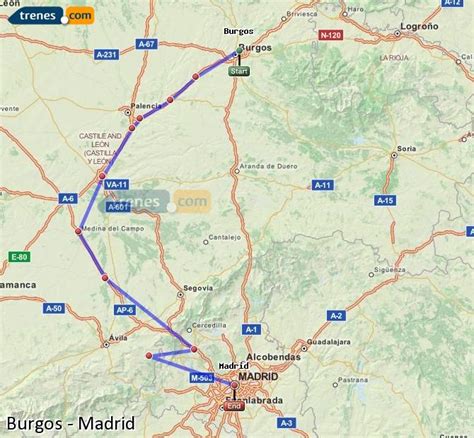 Trenes Burgos Madrid baratos, billetes desde 19,65 ...