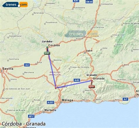 Trenes Córdoba Granada baratos, billetes desde 9,70 ...