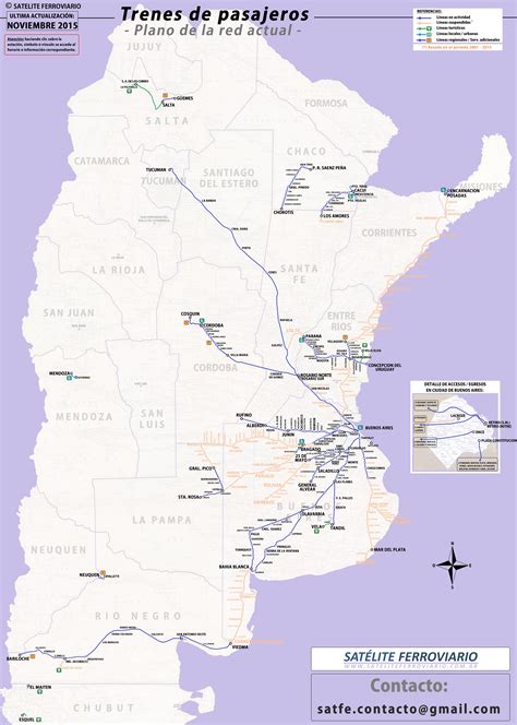 Trenes de Argentina, Horarios y Destinos, Megapost   Info ...