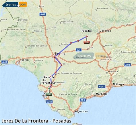 Trenes Jerez De La Frontera Posadas baratos, billetes ...
