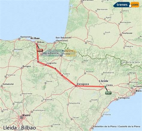 Trenes Lleida Bilbao baratos, billetes desde 29,10 ...