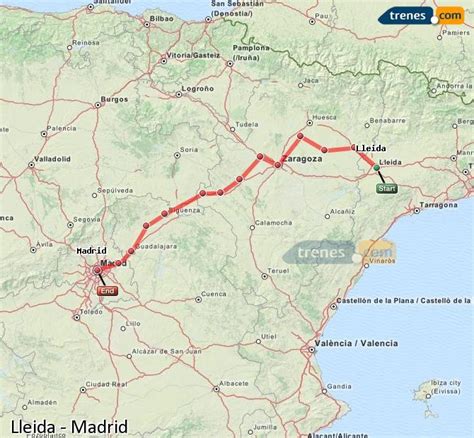 Trenes Lleida Madrid baratos, billetes desde 31,95 ...