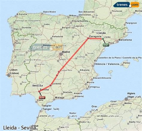 Trenes Lleida Sevilla baratos, billetes desde 30,65 ...
