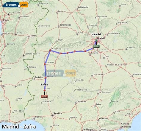 Trenes Madrid Zafra baratos, billetes desde 24,45 ...