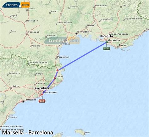 Trenes Marsella Barcelona baratos, billetes desde 23,40 ...