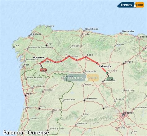 Trenes Palencia Ourense baratos, billetes desde 15,00 ...