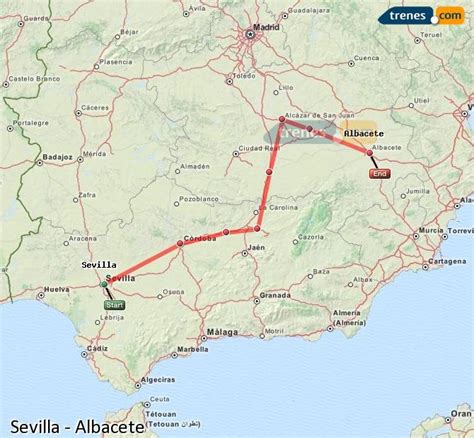 Trenes Sevilla Albacete baratos, billetes desde 21,65 ...
