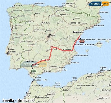 Trenes Sevilla Benicarló baratos, billetes desde 43,30 ...