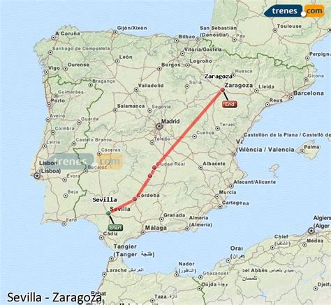 Trenes Sevilla Zaragoza baratos, billetes desde 39,05 ...