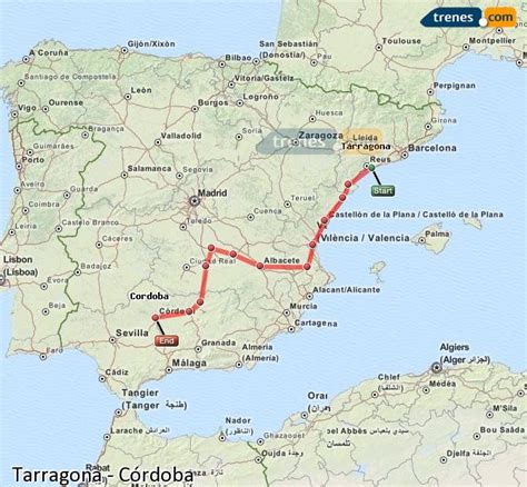 Trenes Tarragona Córdoba baratos, billetes desde 18,20 ...